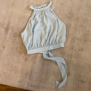 Cropped halter